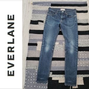 EVERLANE indigo distress the skinny fit  denim Jeans 28